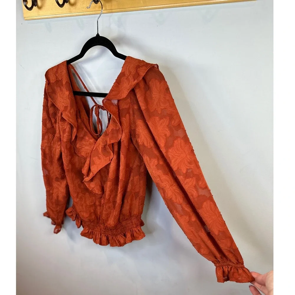 Anthropologie crimson red